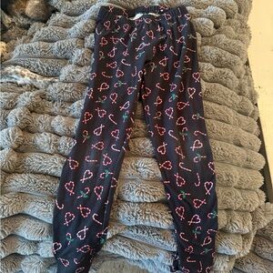 SO Kids Pajama Bottoms with Heart Design - Black, Pink, Green